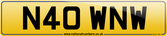 N40 WNW