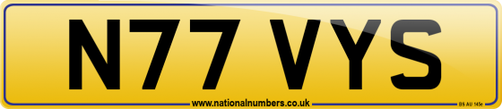 N77 VYS