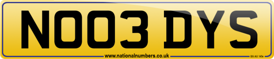 NO03 DYS