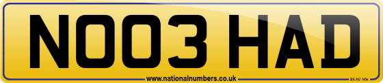NO03 HAD