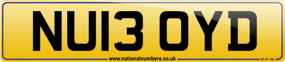 NU13 OYD