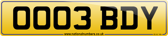 OO03 BDY