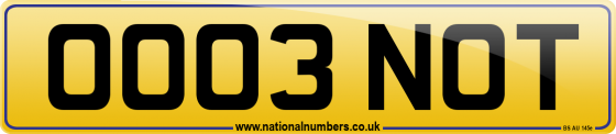 OO03 NOT
