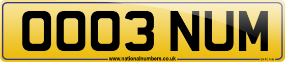 OO03 NUM