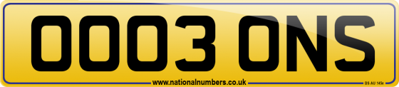 OO03 ONS