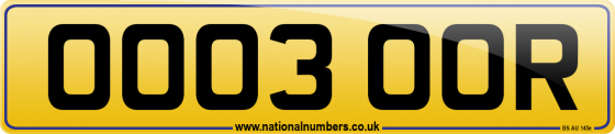 OO03 OOR