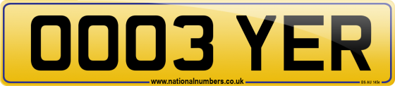 OO03 YER