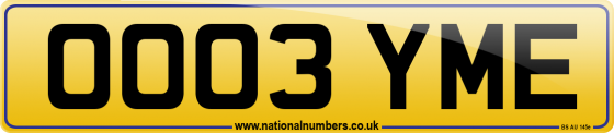 OO03 YME