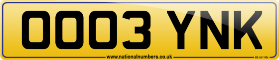 OO03 YNK