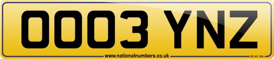 OO03 YNZ