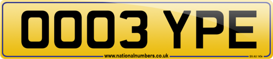 OO03 YPE