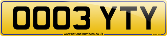 OO03 YTY