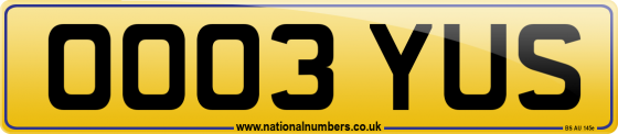 OO03 YUS