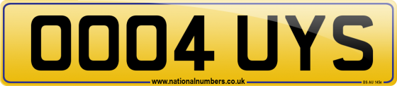 OO04 UYS