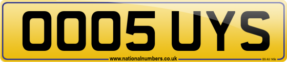 OO05 UYS