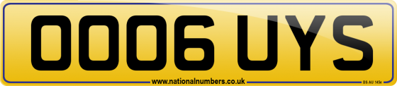 OO06 UYS
