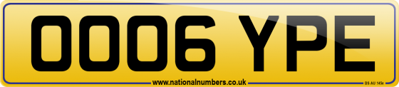 OO06 YPE