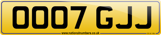 OO07 GJJ