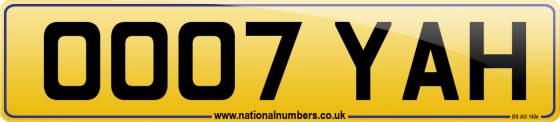 OO07 YAH