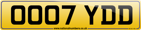 OO07 YDD