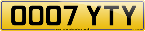 OO07 YTY