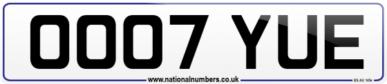 OO07 YUE