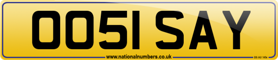 OO51 SAY