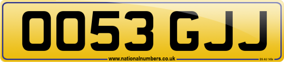 OO53 GJJ