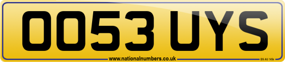 OO53 UYS