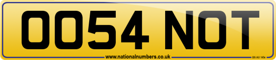 OO54 NOT