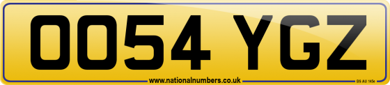 OO54 YGZ