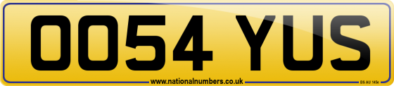OO54 YUS