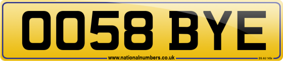 OO58 BYE