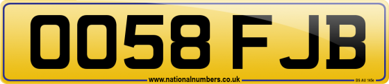 OO58 FJB