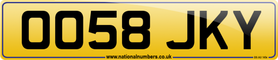 OO58 JKY