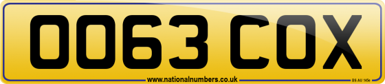 OO63 COX