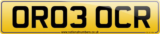 OR03 OCR