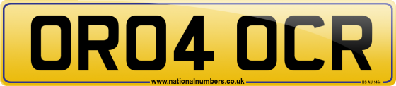 OR04 OCR