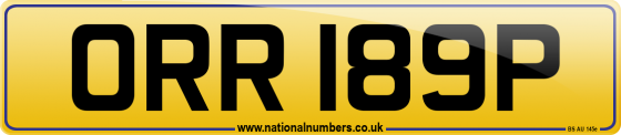 ORR 189P