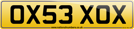 OX53 XOX