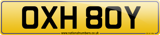 OXH 80Y