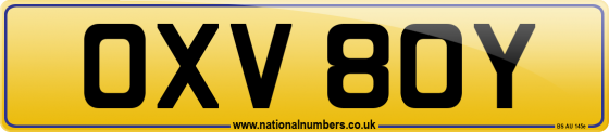 OXV 80Y