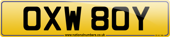 OXW 80Y