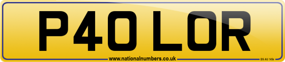 P40 LOR