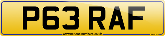 P63 RAF