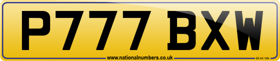 P777 BXW