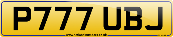 P777 UBJ