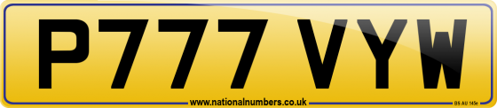 P777 VYW