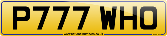 P777 WHO