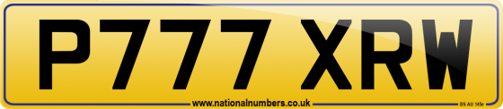 P777 XRW